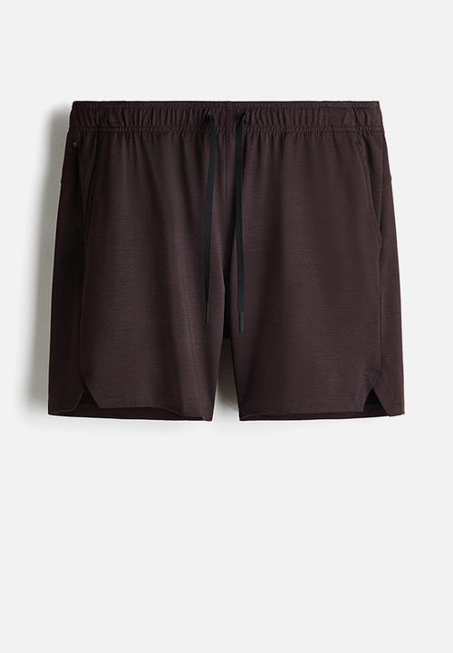 H&M - Sports shorts with drymove™ - dark brown