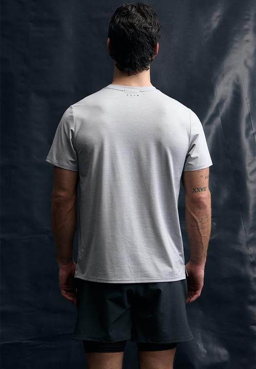 H&M - Mesh sports T-shirt with drymove™ - grey marl