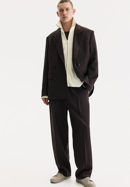 H&M - Regular fit zip cardigan - white