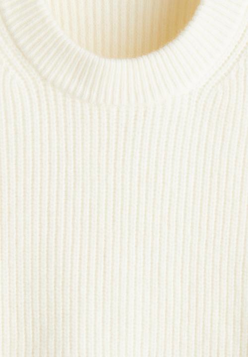H&M - Loose fit rib-knit jumper - white