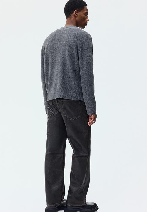 H&M - Regular fit brushed cardigan - dark grey marl
