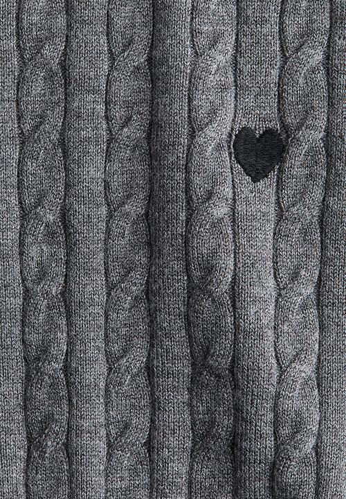 H&M - Cable-knit jumper - dark grey