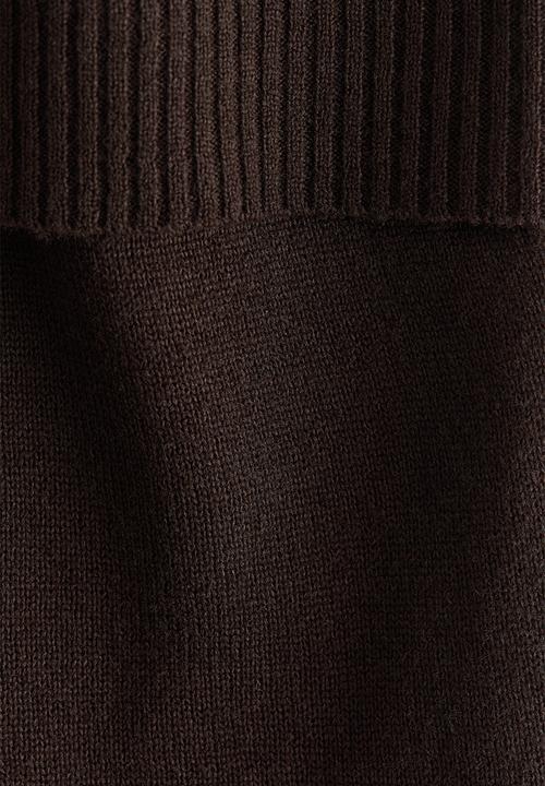 H&M - Knitted yoga pants - dark brown