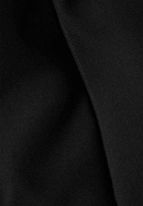 H&M - Flared tailored trousers - black