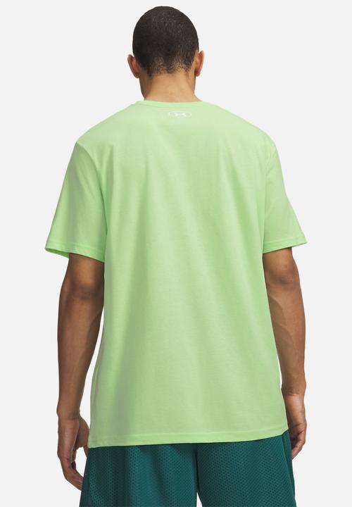 Under Armour - UA  SPORTSTYLE LC SS Tee - Lumos Lime /  / White