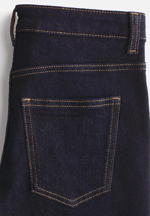 H&M - Flared high jeans - dark denim blue