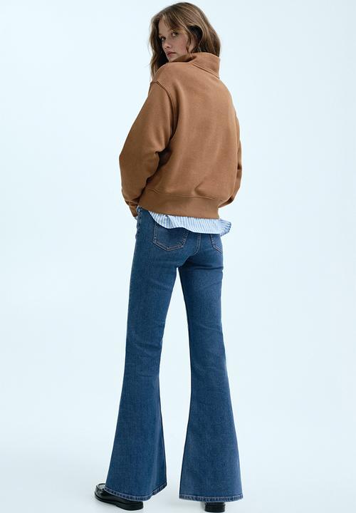 H&M - Flared high jeans - denim blue