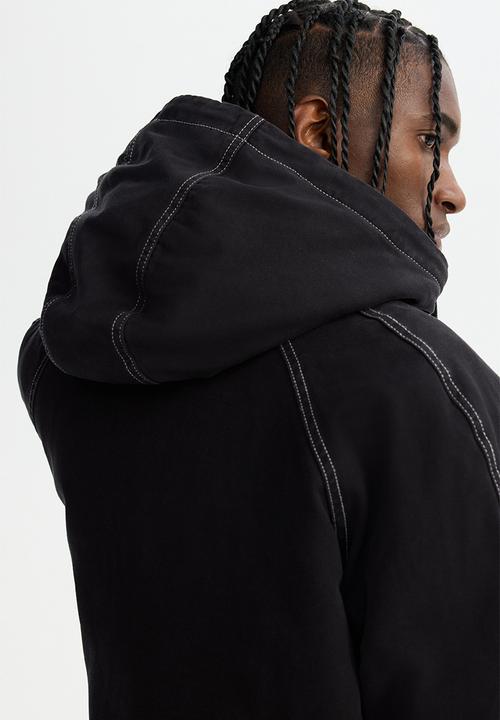 H&M - Padded canvas jacket - black