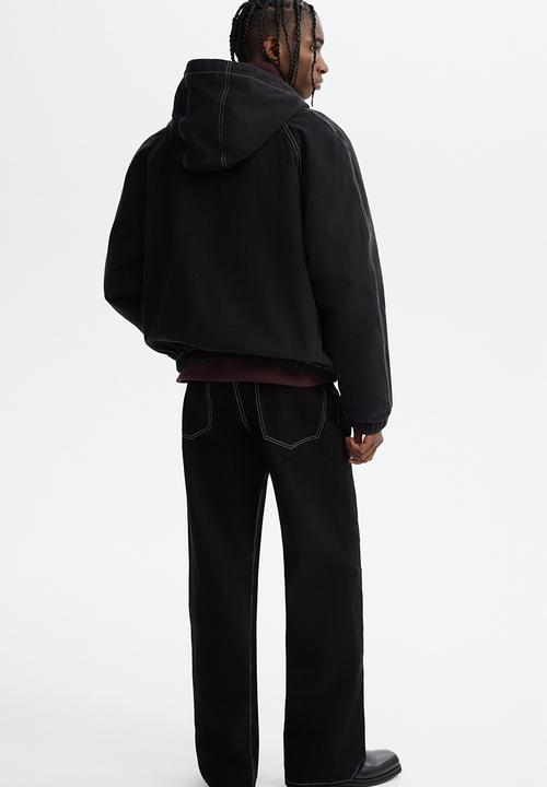 H&M - Padded canvas jacket - black