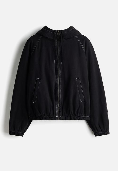 H&M - Padded canvas jacket - black