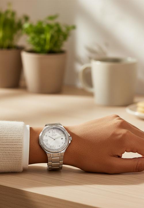 Colmi - LIORA Crystal Bezel Watch CL-8LIOS-D - Silver