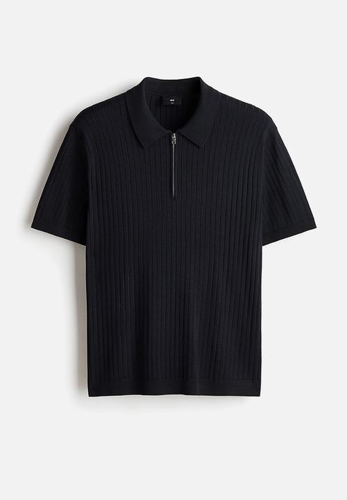 H&M - Slim fit polo shirt - dark blue