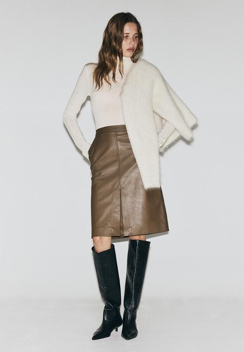 H&M - Pencil skirt - brown