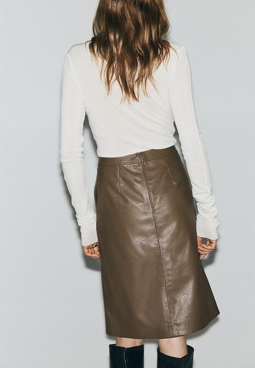 H&M - Pencil skirt - brown