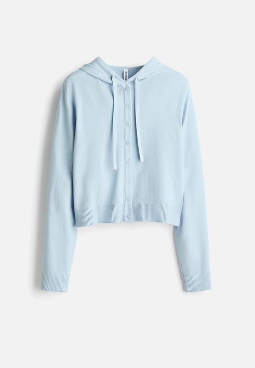 H&M - Hooded cardigan - light blue