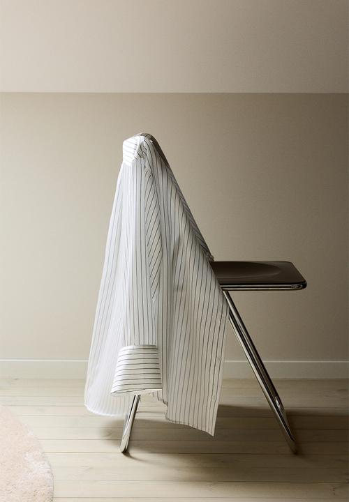 H&M - Lyocell pyjamas - white/pinstriped