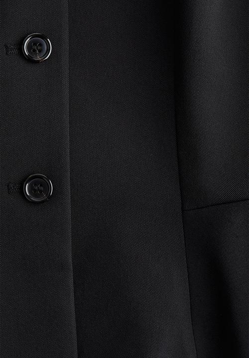 H&M - V-neck peplum waistcoat - black