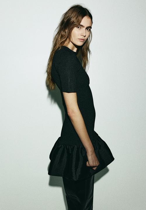 H&M - Knitted dress - black