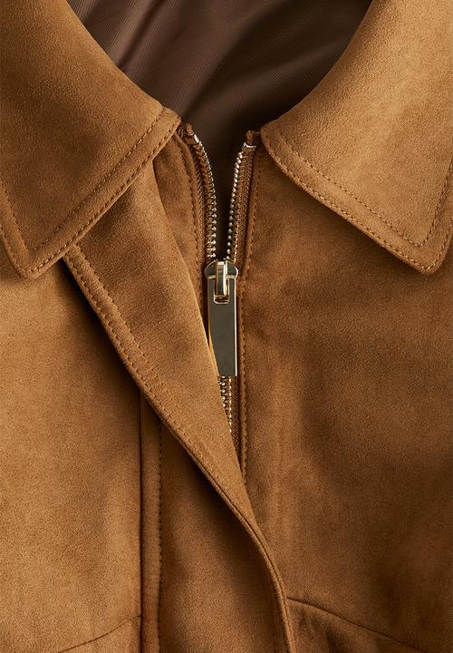 H&M - Napped jacket - dark beige