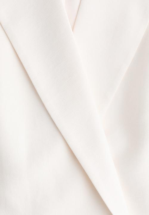 H&M - Double-breasted blazer dress - white