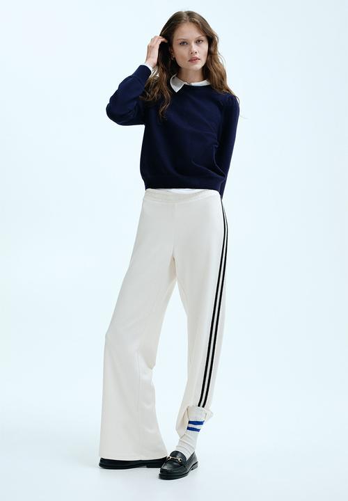 H&M - Puff-sleeved jumper - navy blue
