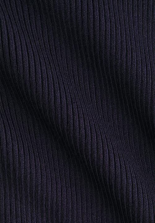 H&M - Rib-knit top - navy blue