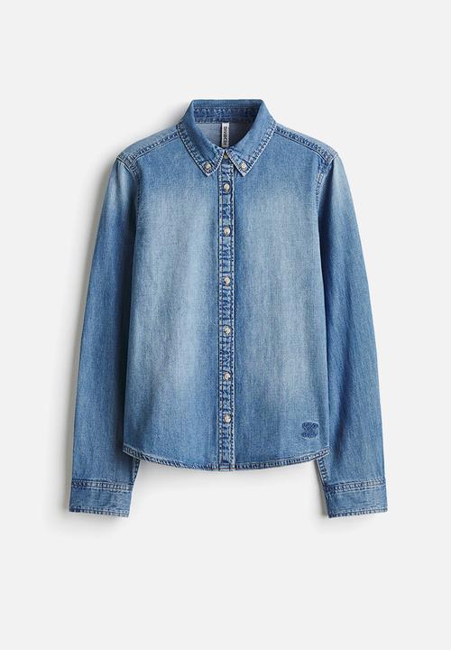 H&M - Denim shirt - denim blue