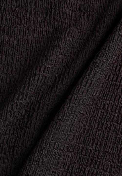 H&M - Smocked skirt - dark brown