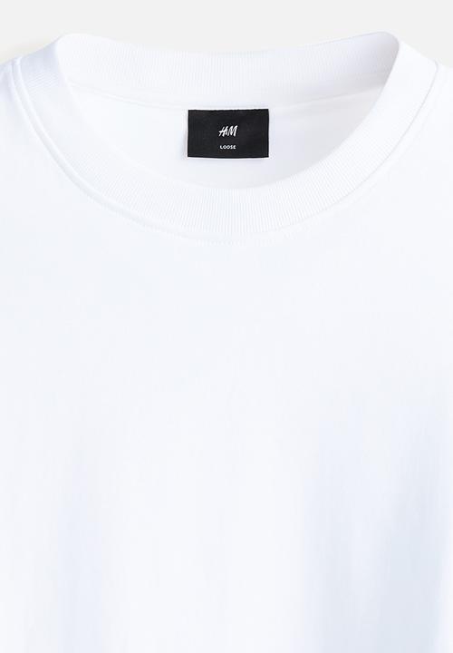 H&M - Oversized fit t-shirt - white