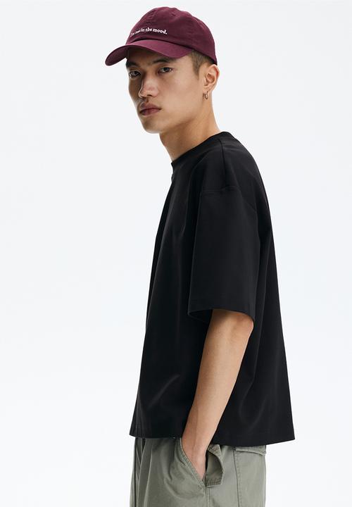 H&M - Oversized fit t-shirt - black