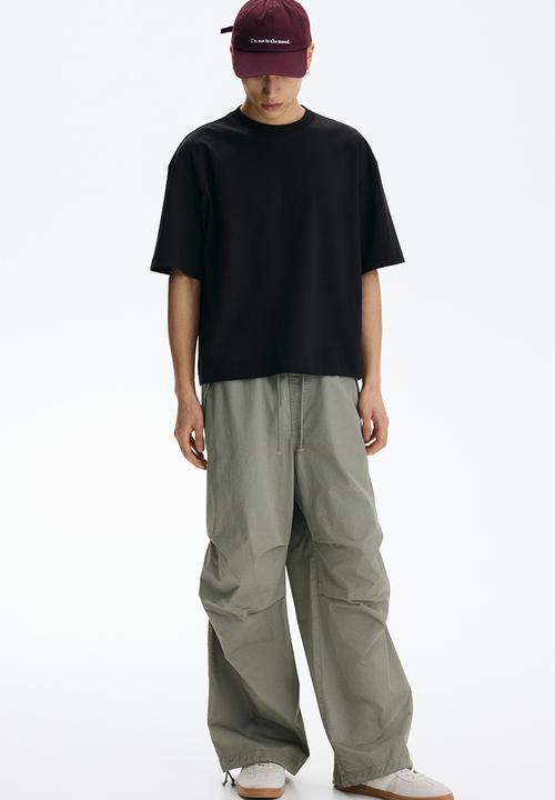 H&M - Oversized fit t-shirt - black