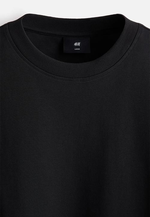 H&M - Oversized fit t-shirt - black