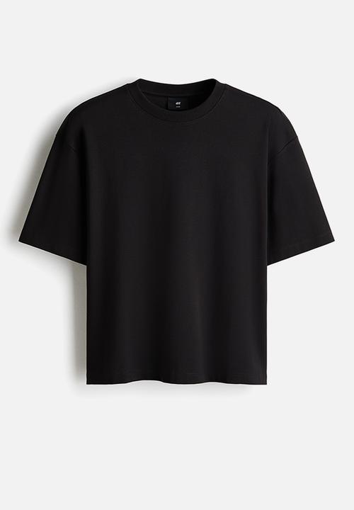 H&M - Oversized fit t-shirt - black