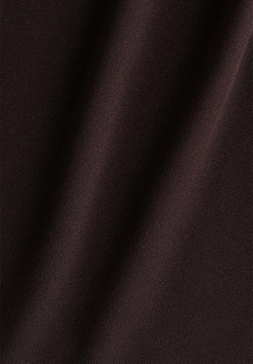 H&M - Draped halterneck dress - dark brown