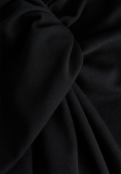 H&M - Twisted-detail trousers - black