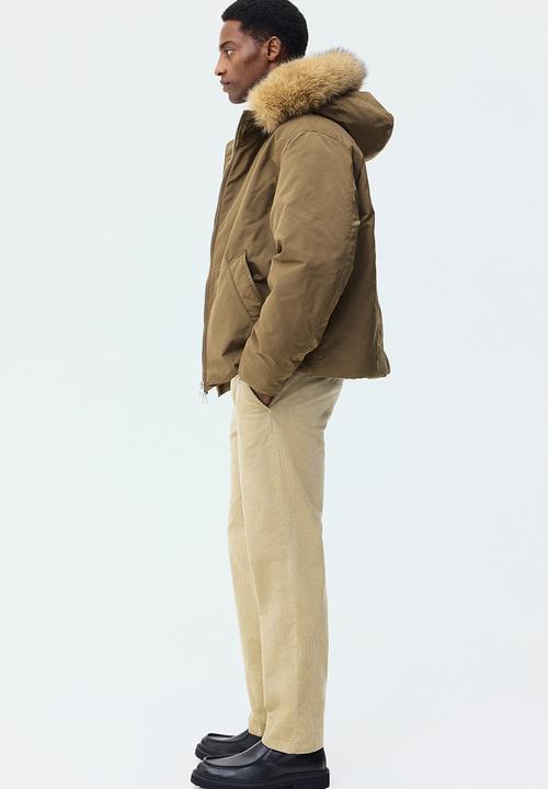 H&M - Regular fit corduroy trousers - beige