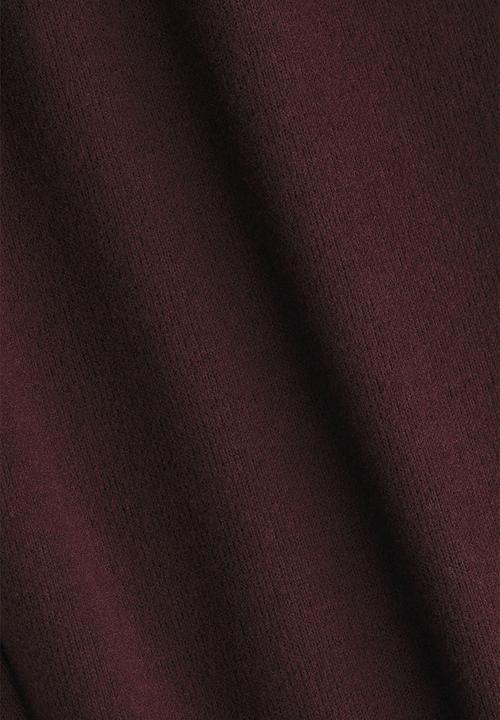 H&M - Flared knitted trousers - plum red