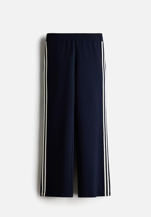 H&M - Pull-on scuba trousers - navy blue