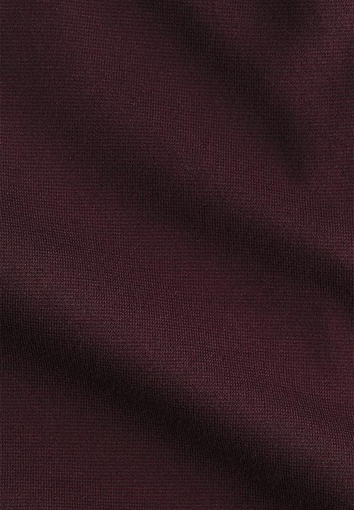 H&M - Flared-skirt ponte di roma dress - plum red