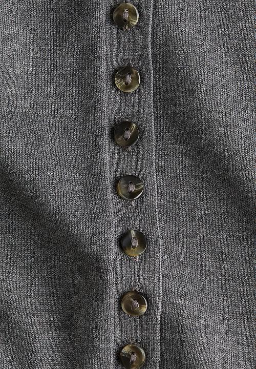 H&M - Fine-knit cardigan - grey marl