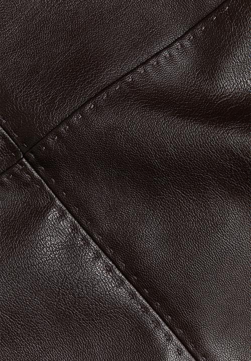 H&M - Coated pencil skirt - dark brown