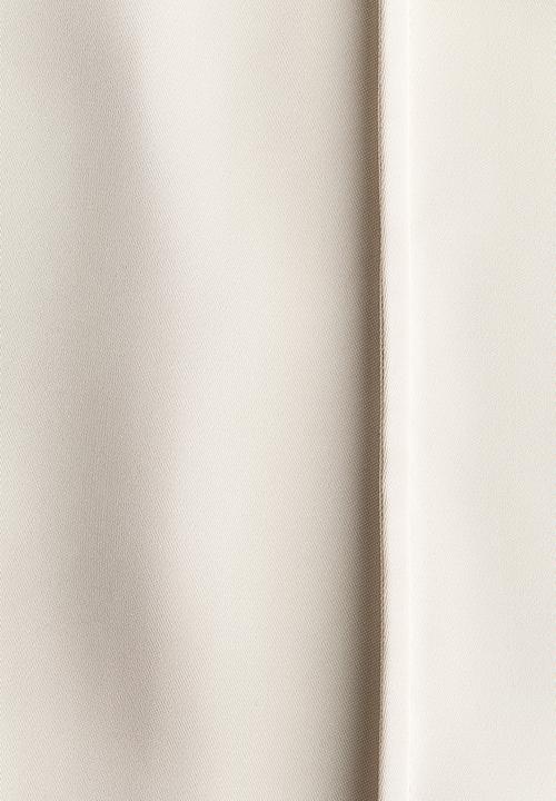 H&M - Flared satin skirt - light beige