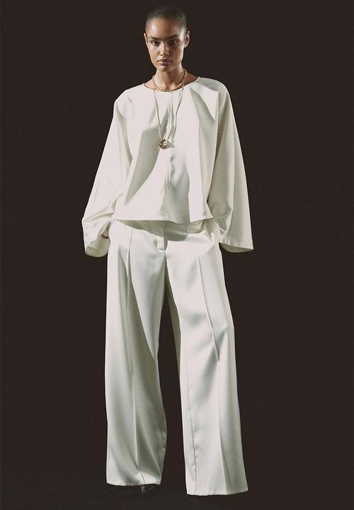 H&M - Loose-fit blouse - cream