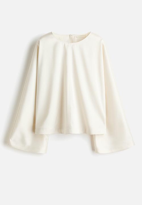 H&M - Loose-fit blouse - cream