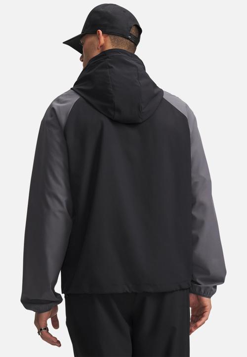 Under Armour - UA Vibe Woven Anorak - Castlerock / Black / White