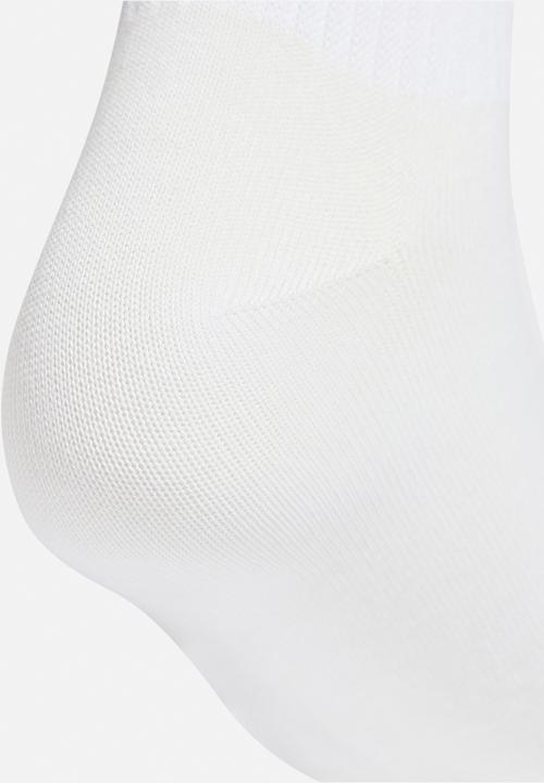 adidas Originals - 3-Stripes Crew Socks 3 Pairs - White/Off White/ Preloved Ink