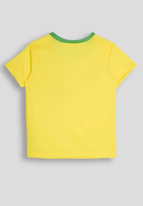 Pop Candy - V-neck short sleeve tee - gold