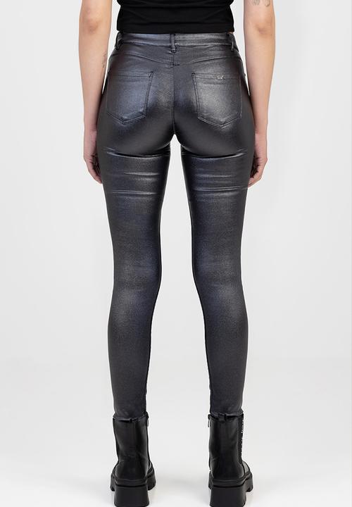 SISSY BOY - Riley Skinny Pants - Charcoal/Black