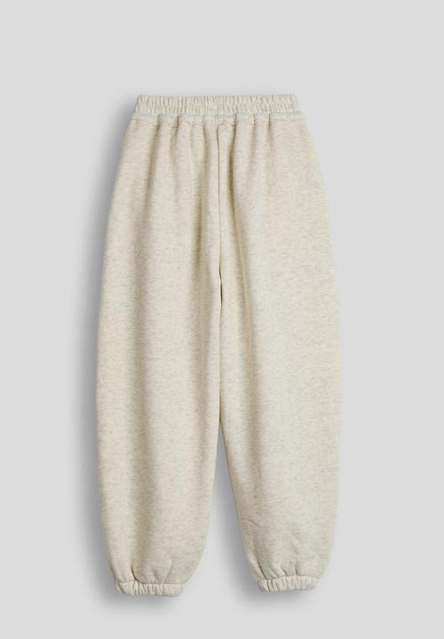 Pop Candy - Melange joggers - parchment white