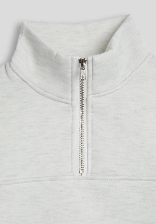 Pop Candy - Zip-up sweatshirt - white smoke